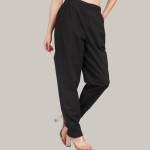 Women Comfort High-Rise Easy Wash Pleated Trousers