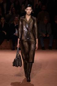 Model on the runway at the Fendi Fall RTW 2025 fashion show as part of Milan Fashion Week on Februar...