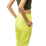 Bright Neon High Waist Bell-Bottom Trouser