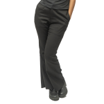 Midnight Black High Waist Bell Bottom Trouser