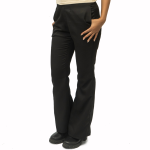 Midnight Black High Waist Bell Bottom Trouser